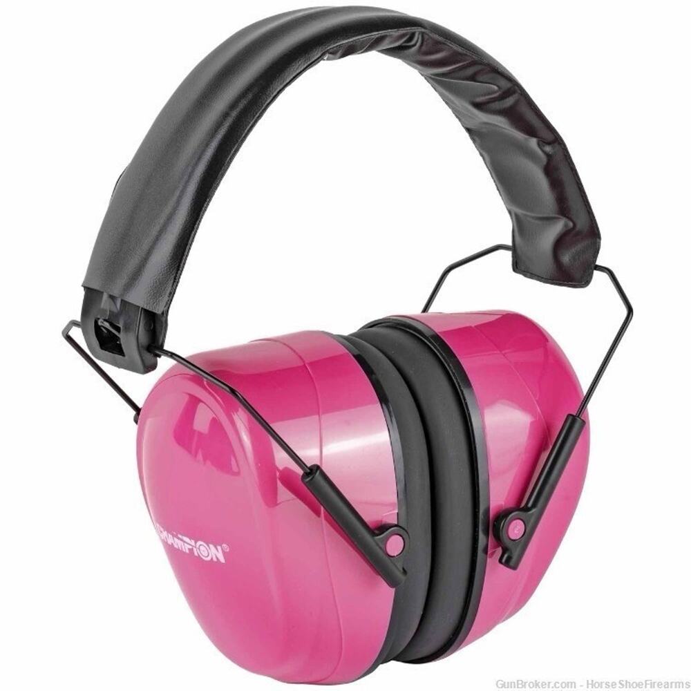 Champion Range Target Passive Ear Muffs Hot Pink 27dB Hearing Protection 42821